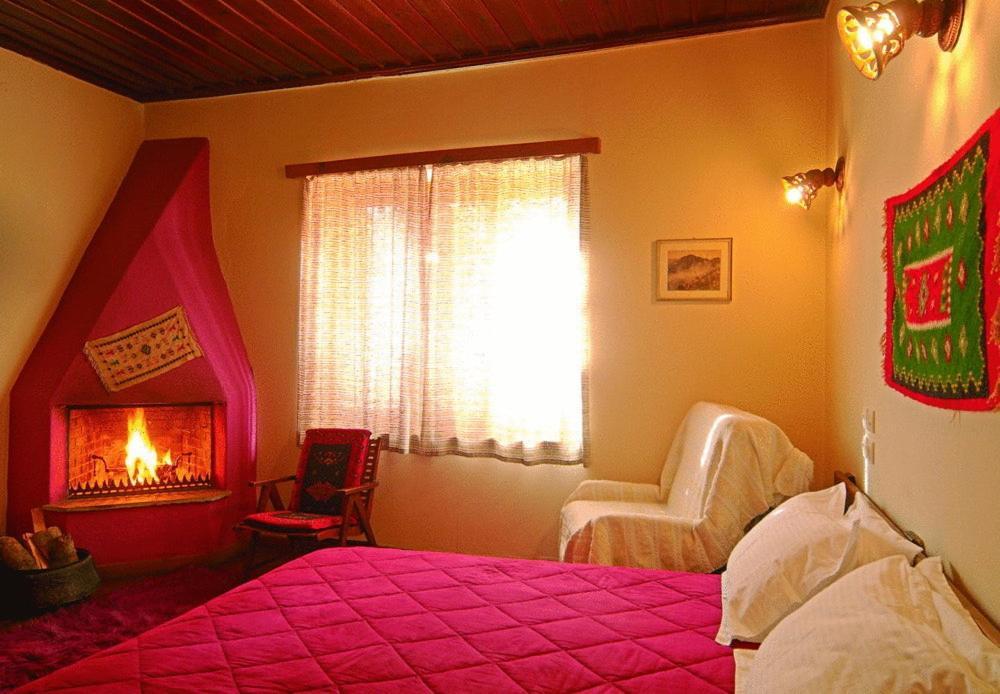 Hotel Galaxias Мецово Номер фото